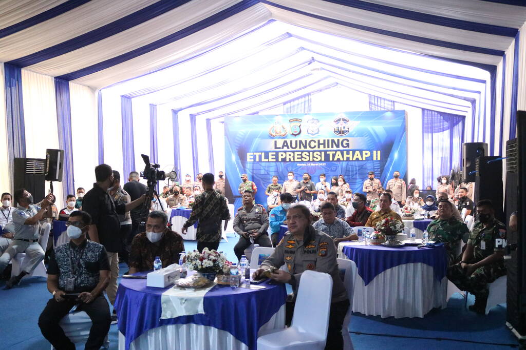 Foto kegiatan Launching ETLE Presisi Tahap II